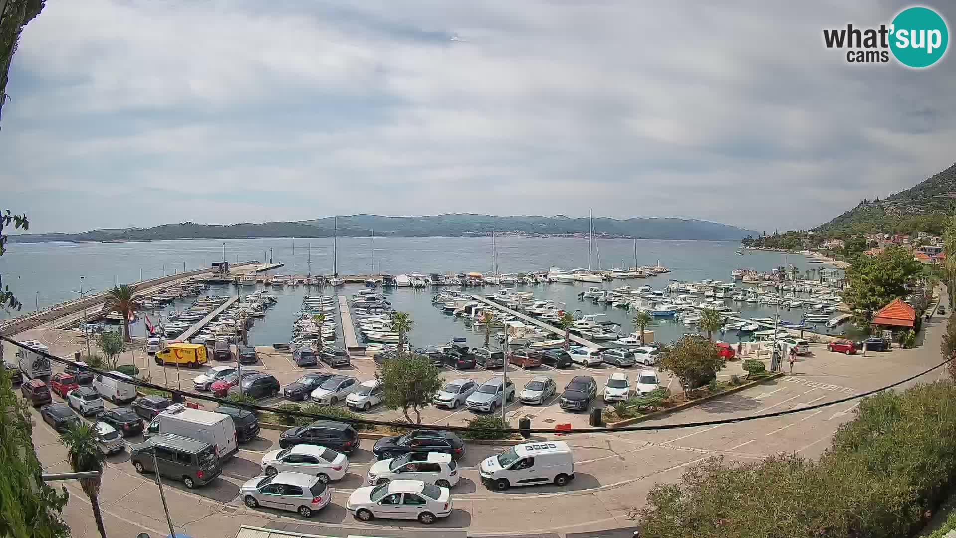 Webcam Orebić Riva – Ferry to Korčula Live