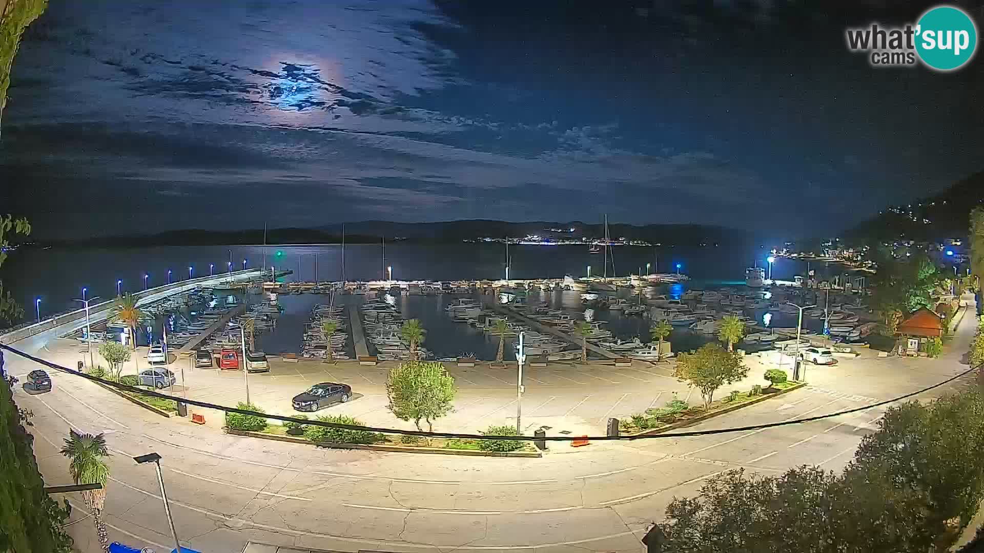 Webcam Orebić Uferpromenade – Fähre nach Korčula Live