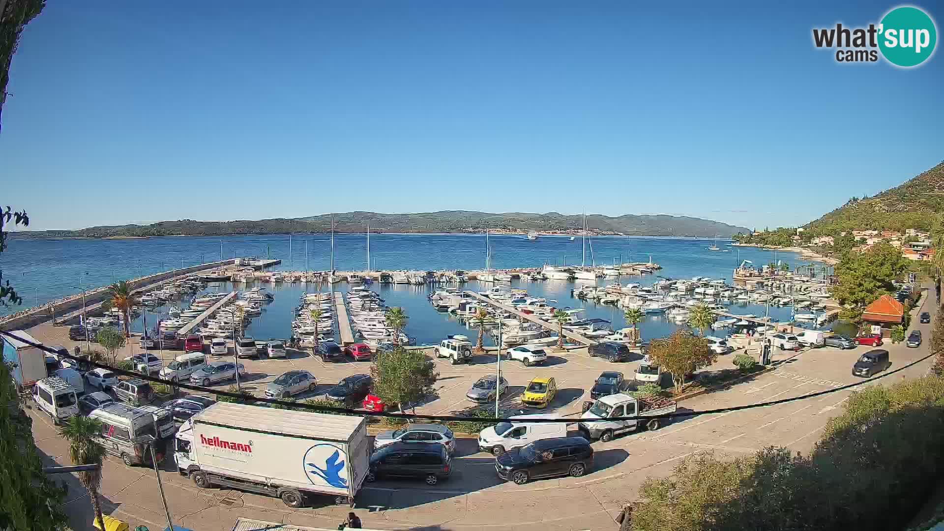 Webcam Orebić Uferpromenade – Fähre nach Korčula Live