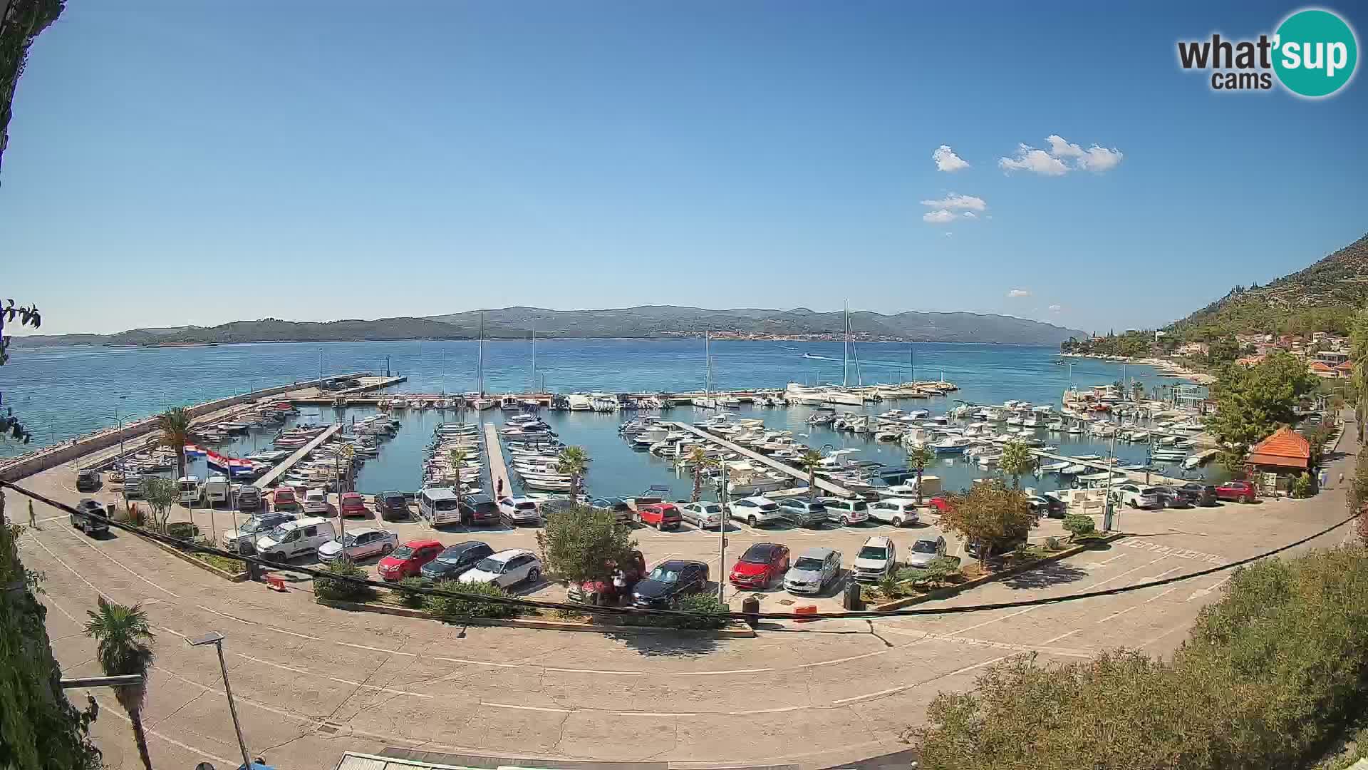 Webcam Orebić Riva – Ferry to Korčula Live