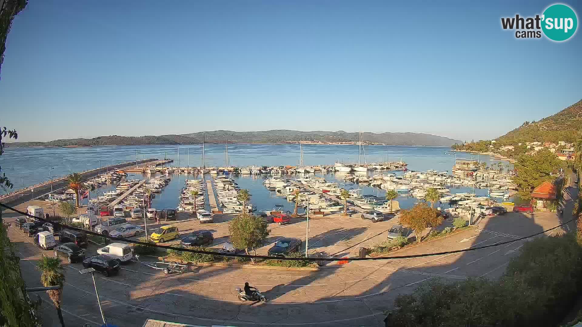 Webcam Orebić Riva – Ferry to Korčula Live