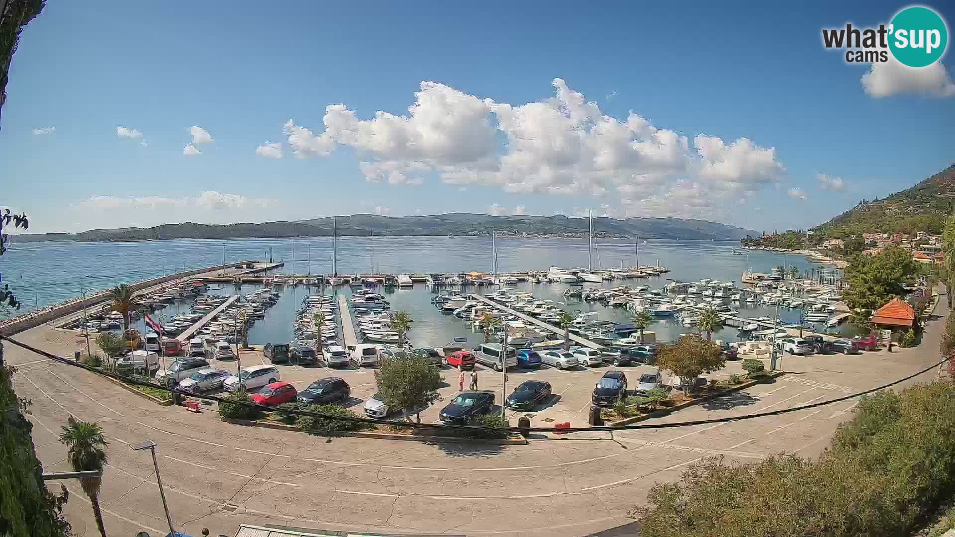 Webcam Orebić Riva – Ferry vers Korčula en direct