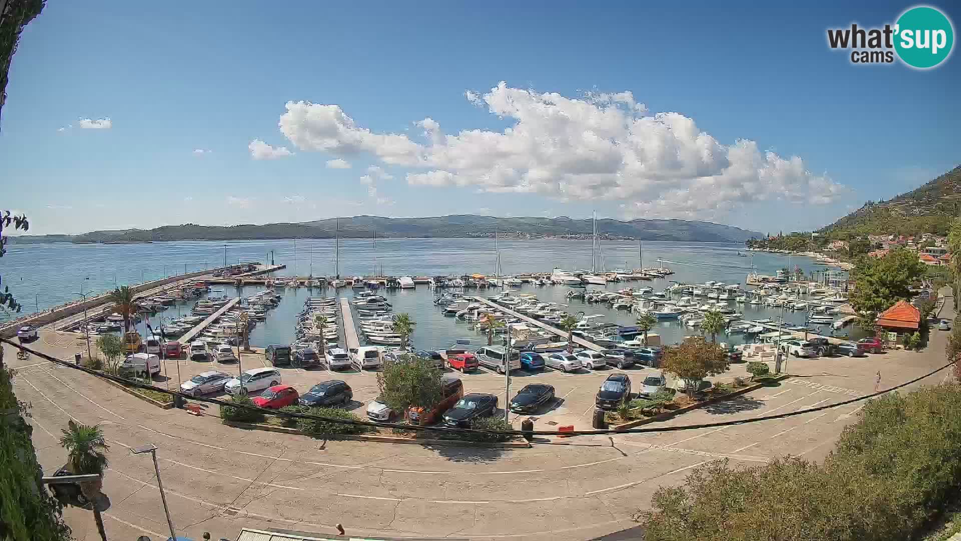 Webcam Orebić Uferpromenade – Fähre nach Korčula Live