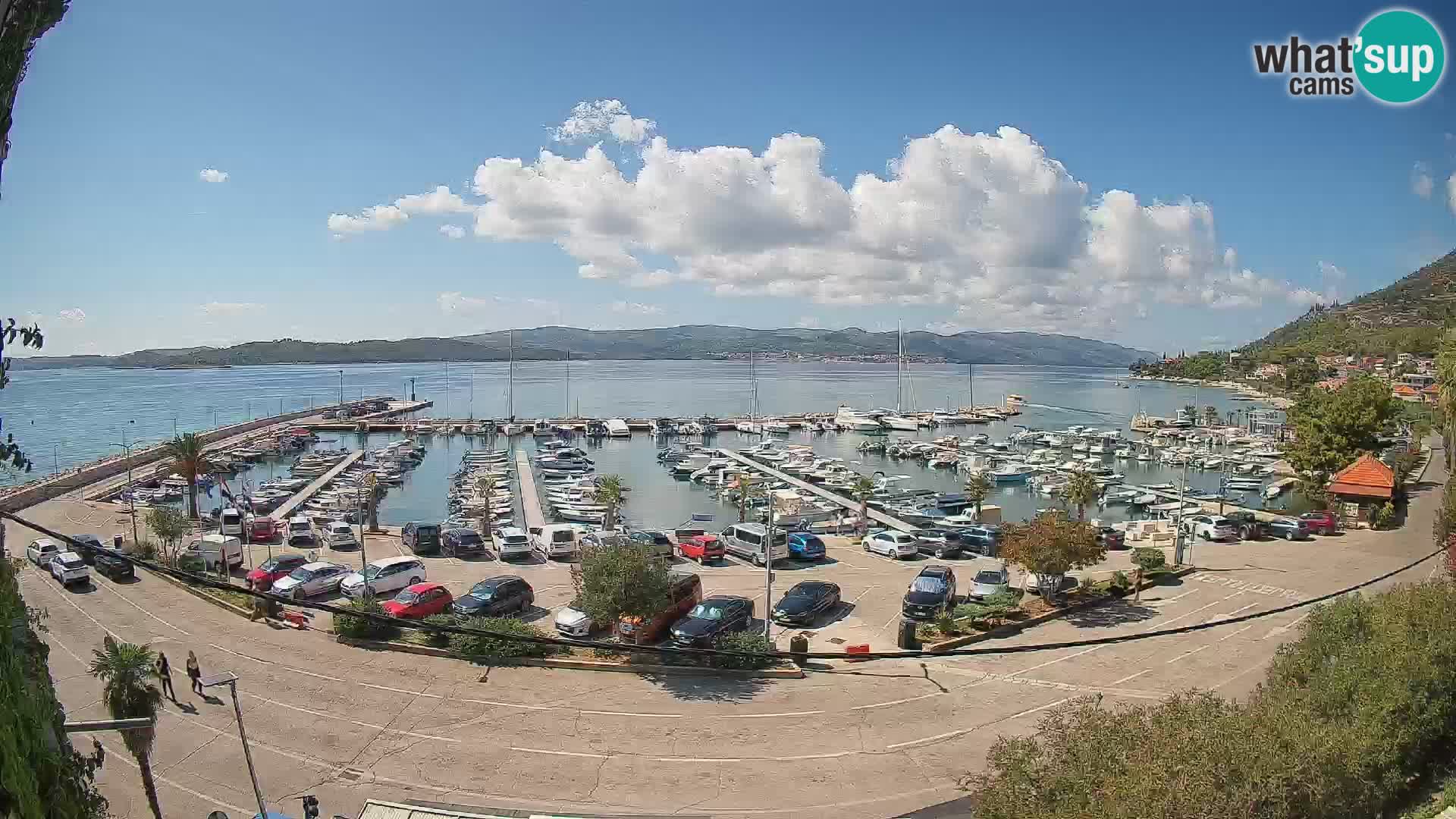 Webcam Orebić Riva – Ferry a Korčula en vivo