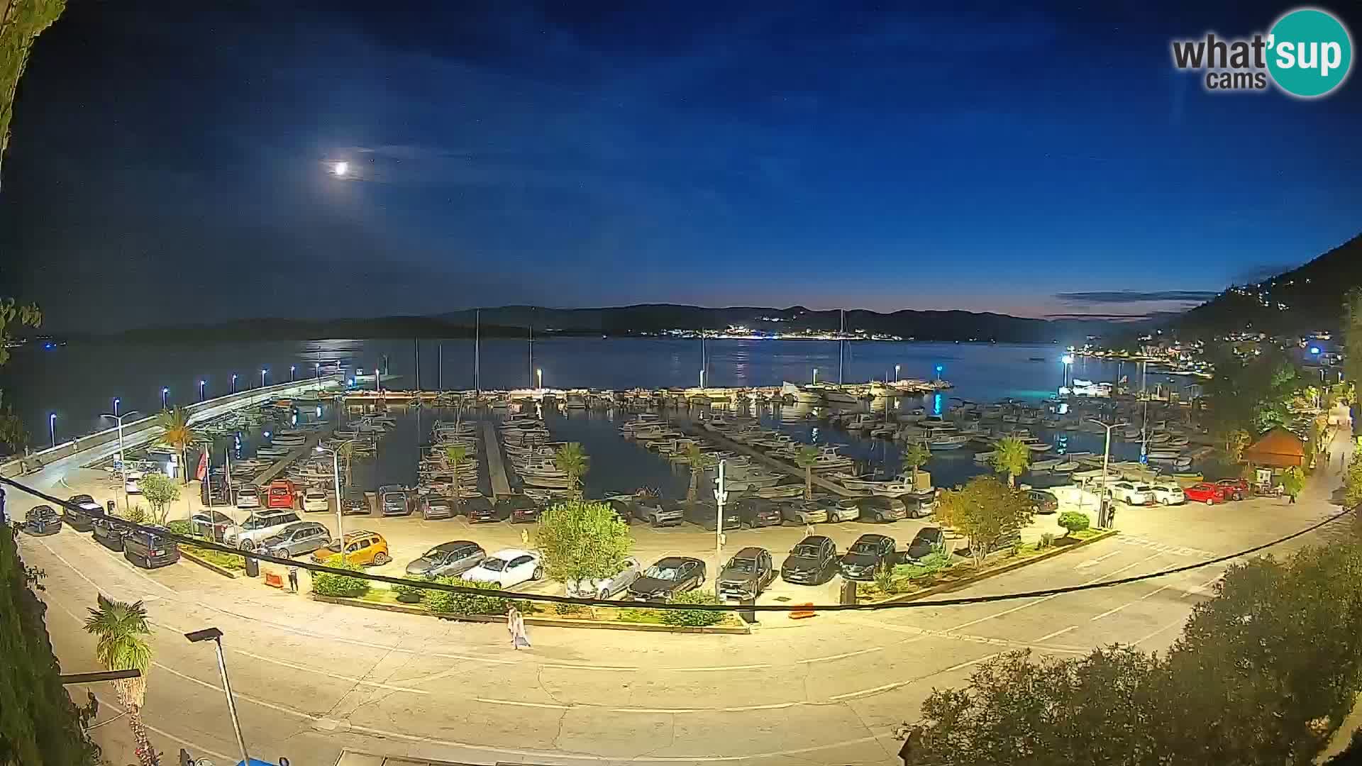 Webcam Orebić Uferpromenade – Fähre nach Korčula Live