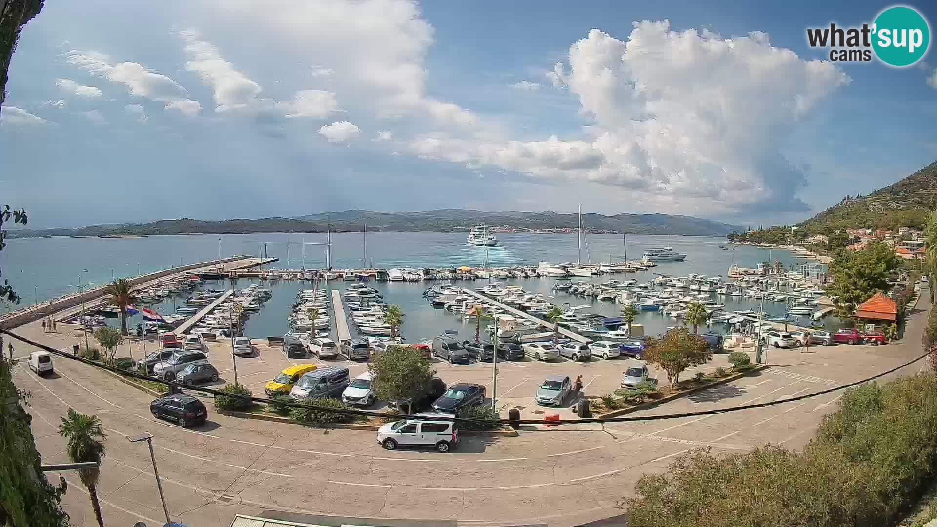 Web kamera Orebić Riva – Trajekt za Korčulu uživo