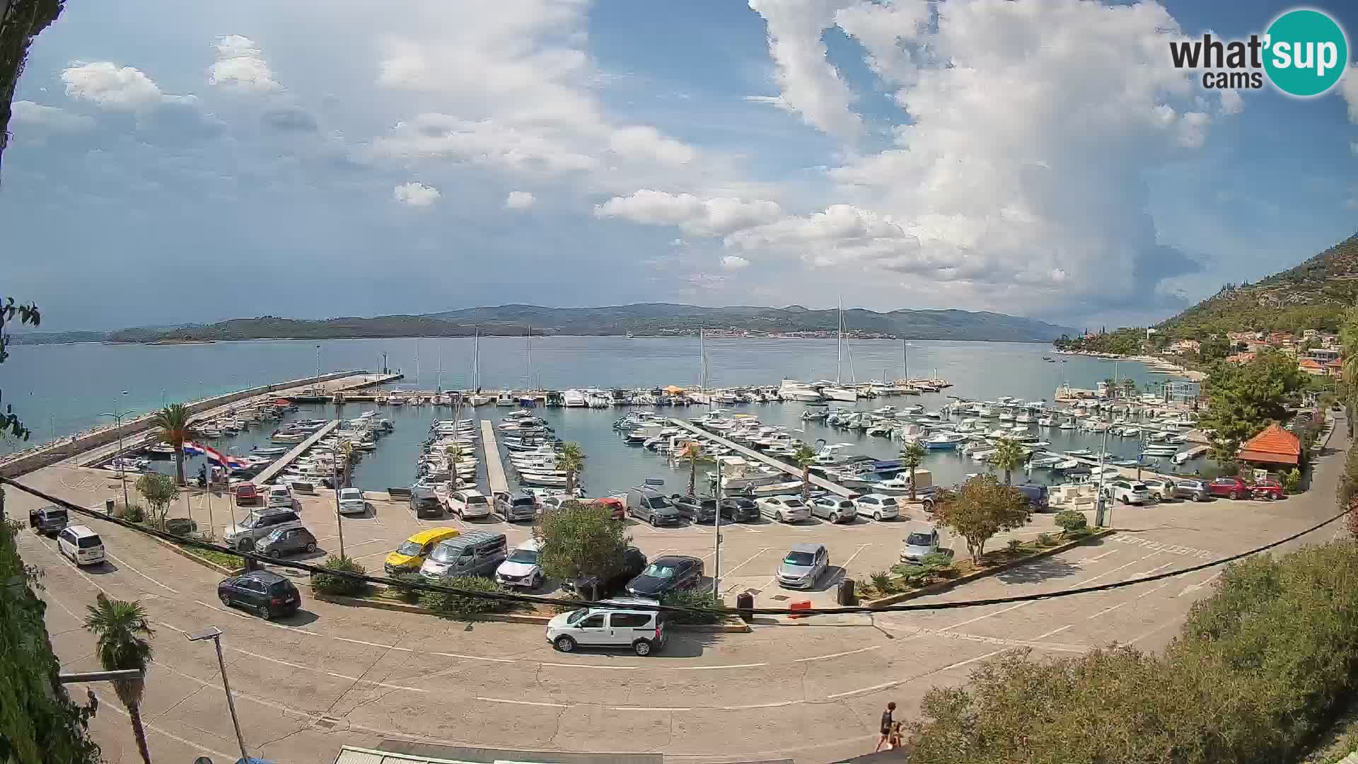 Webcam Orebić Uferpromenade – Fähre nach Korčula Live