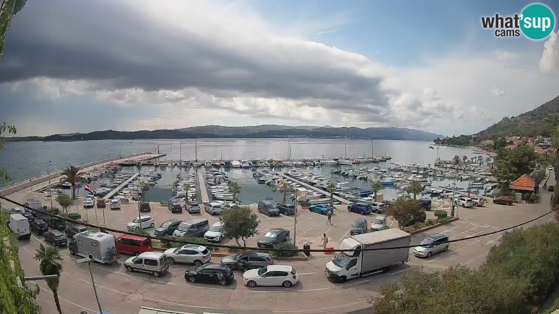 Webcam Orebić Riva – Ferry vers Korčula en direct