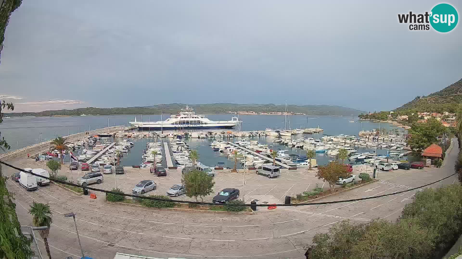 Webcam Orebić Riva – Ferry to Korčula Live