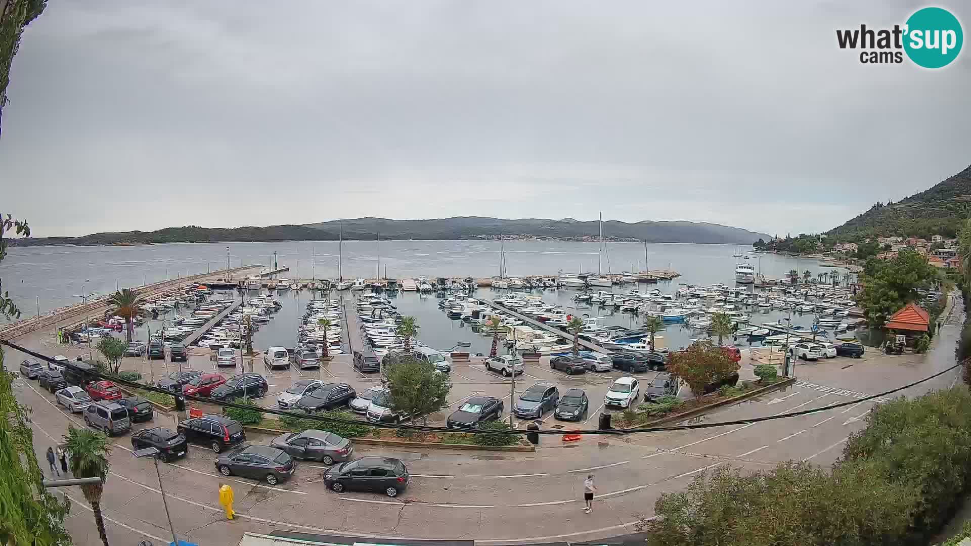 Webcam Orebić Uferpromenade – Fähre nach Korčula Live