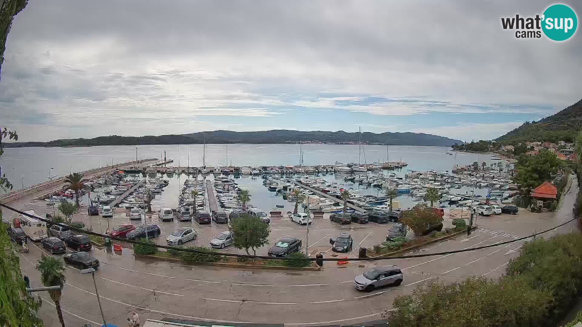 Webcam Orebić Riva – Ferry to Korčula Live