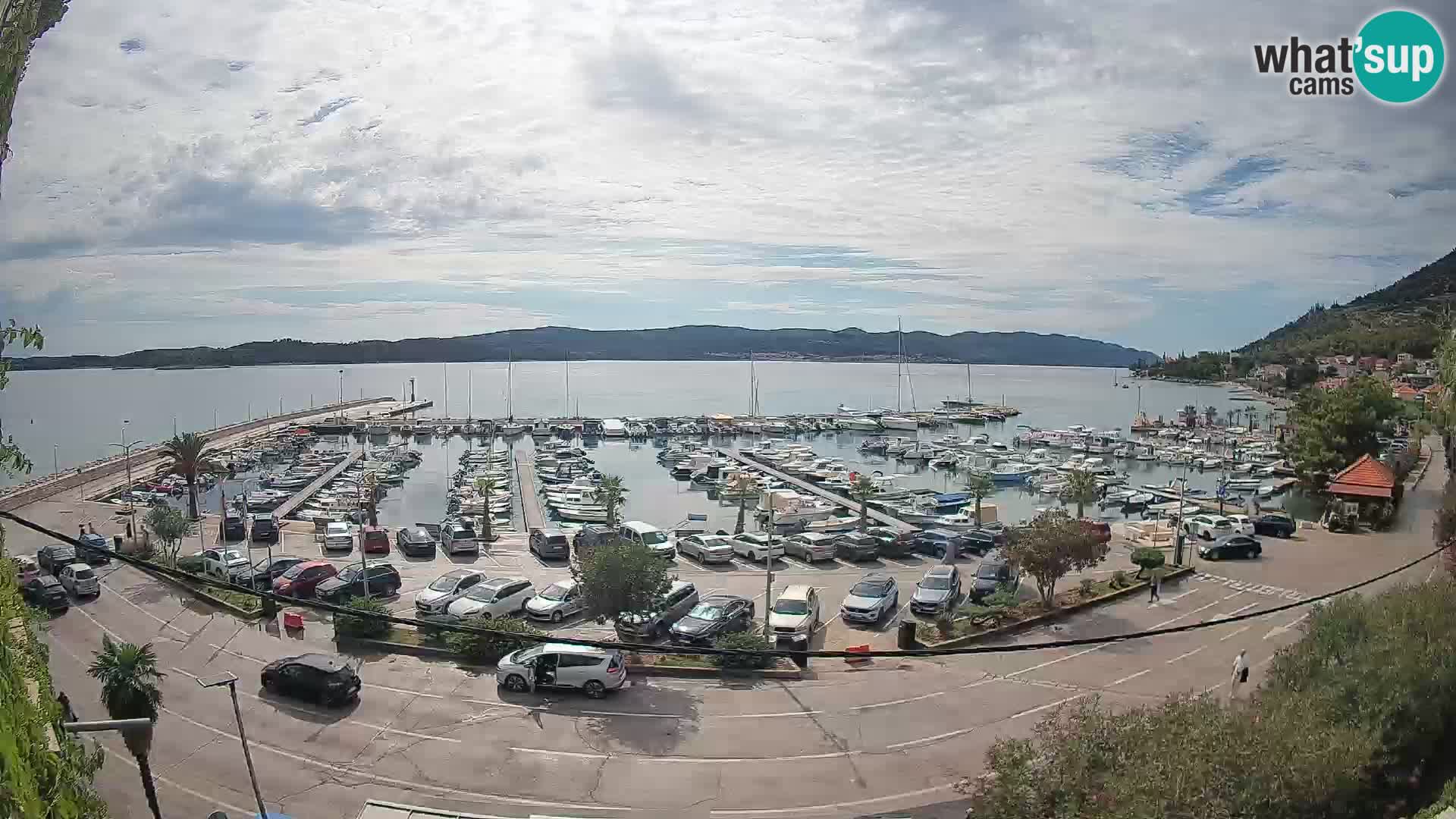 Webcam Orebić Riva – Ferry to Korčula Live