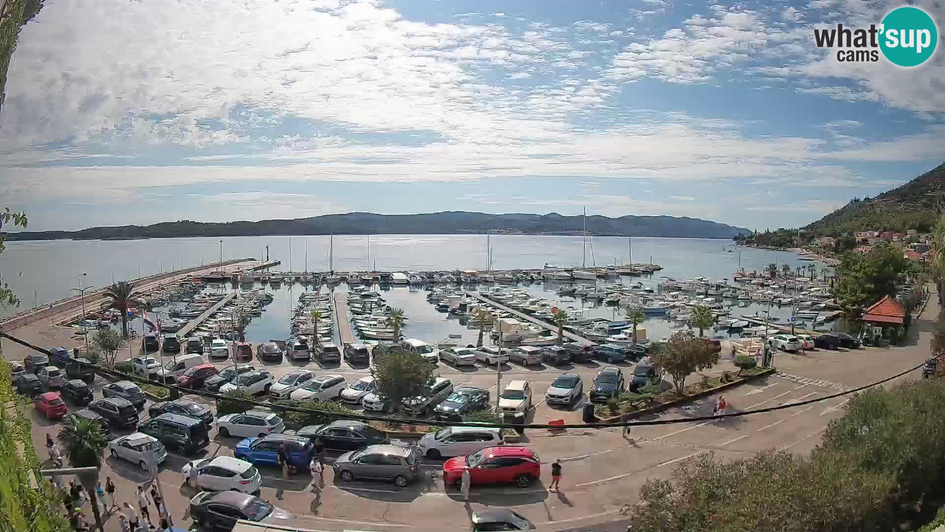Webcam Orebić Riva – Ferry vers Korčula en direct