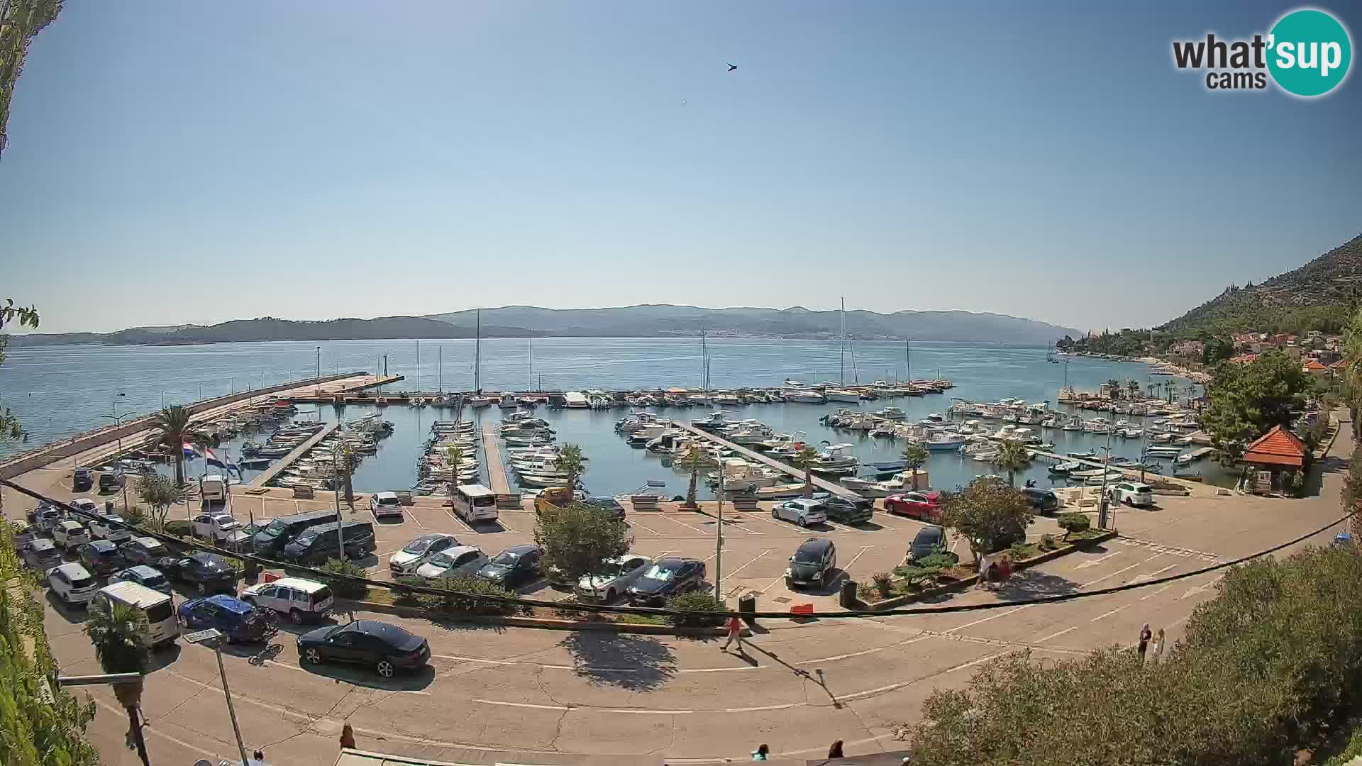 Webcam Orebić Uferpromenade – Fähre nach Korčula Live
