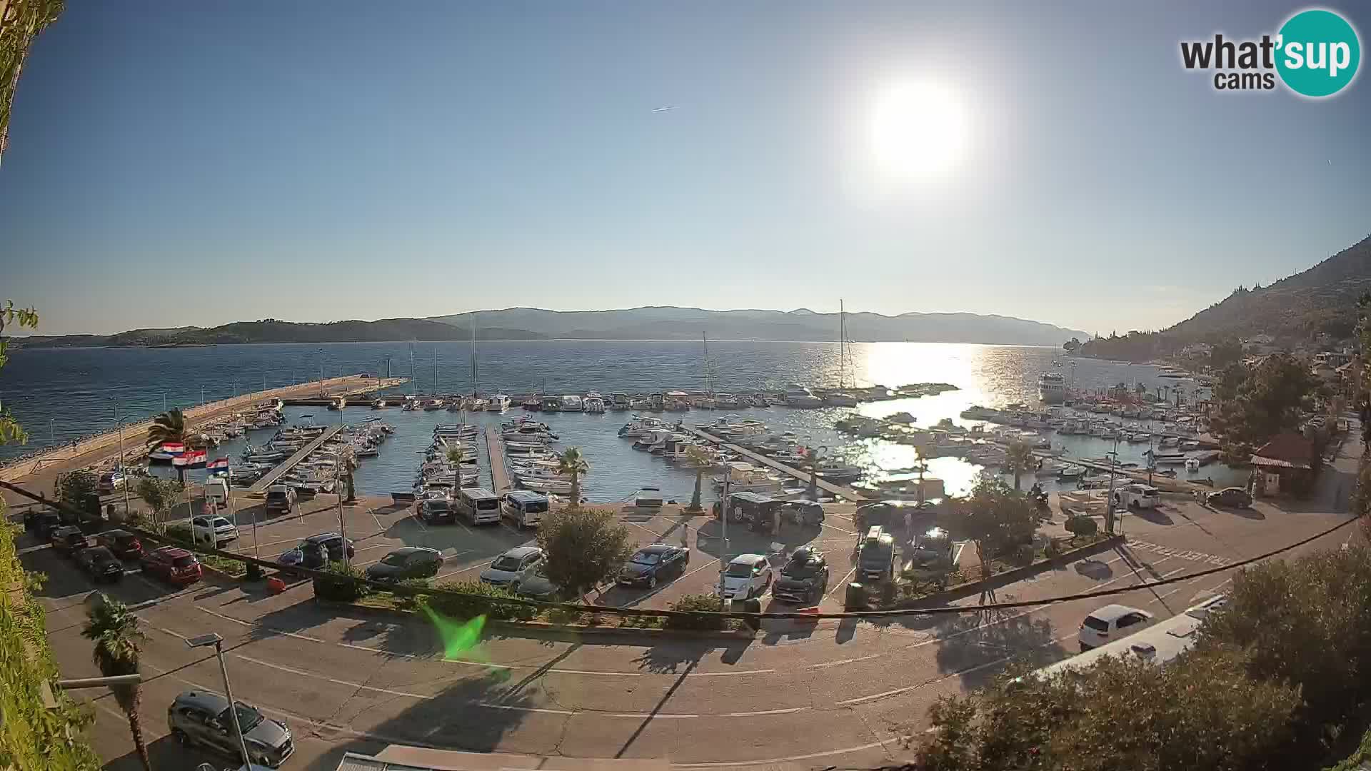Web kamera Orebić Riva – Trajekt za Korčulu uživo