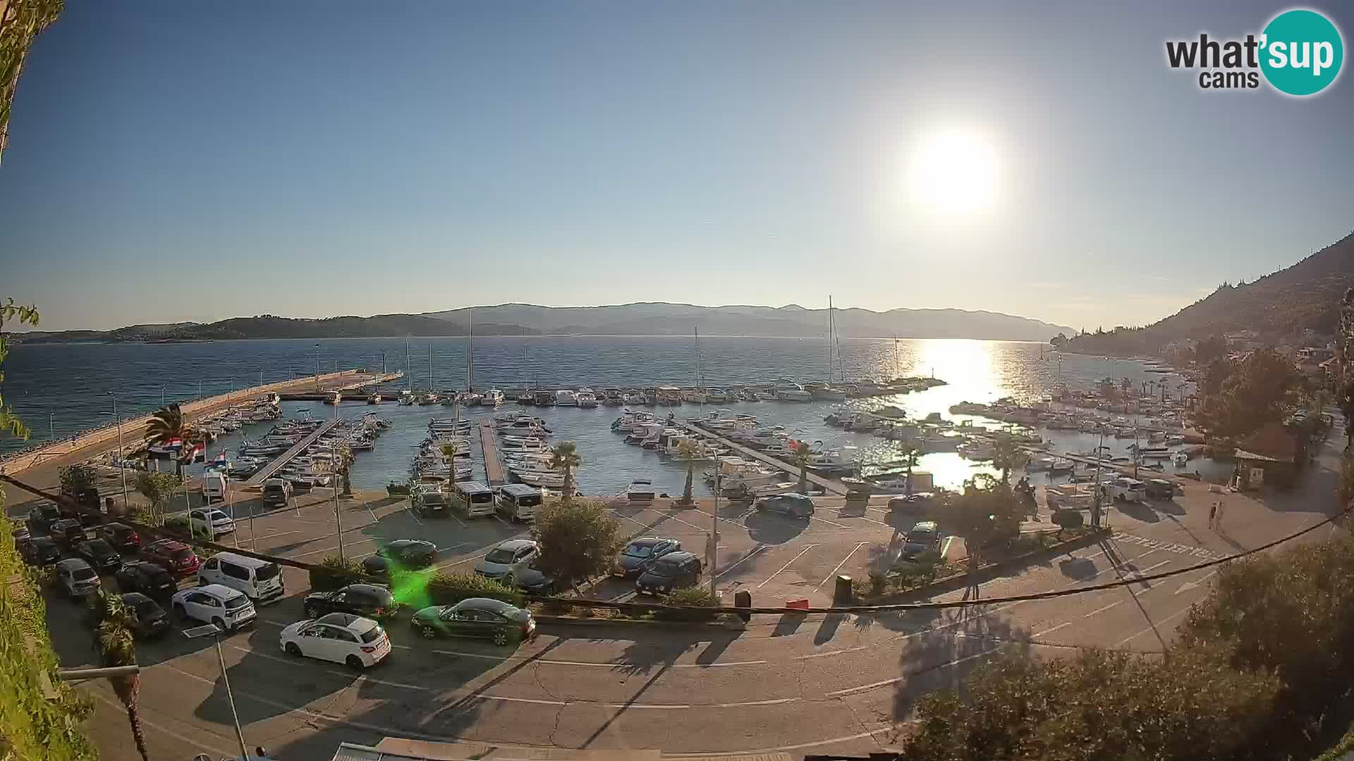 Web kamera Orebić Riva – Trajekt za Korčulu uživo