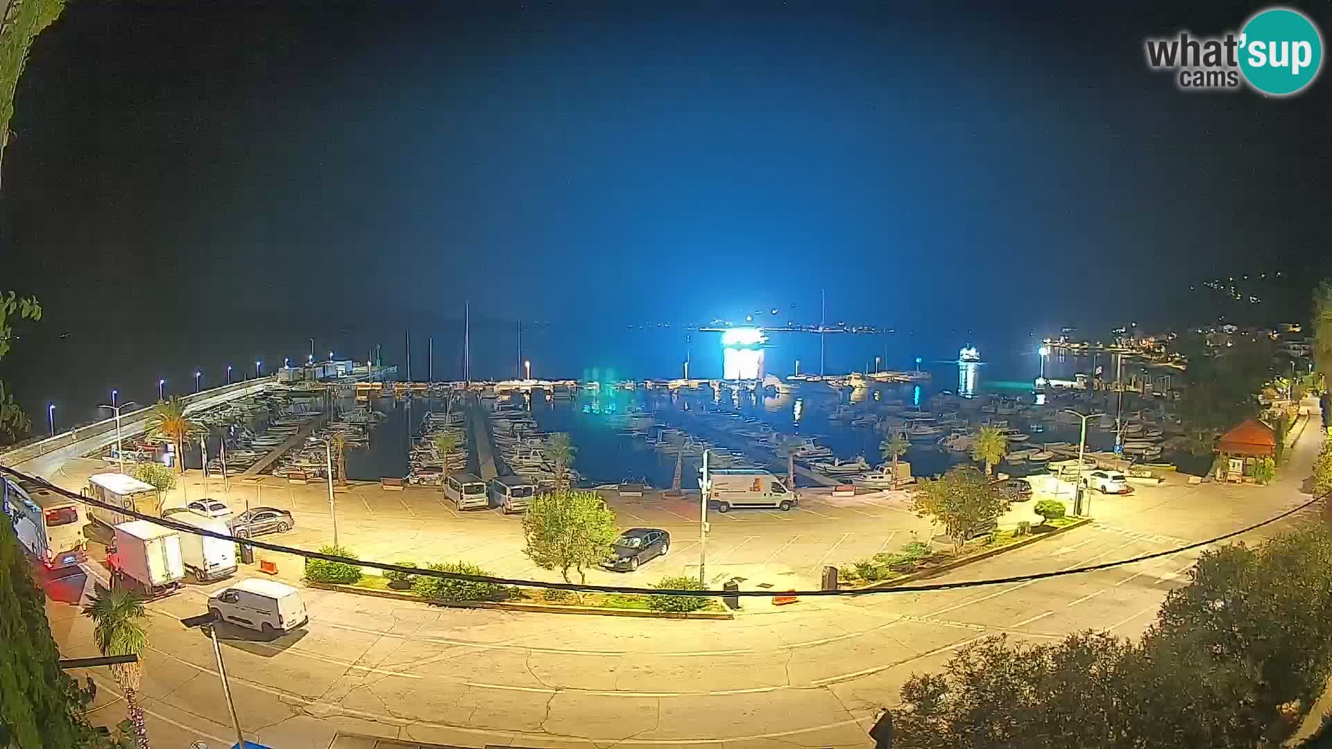 Webcam Orebić Riva – Ferry a Korčula en vivo