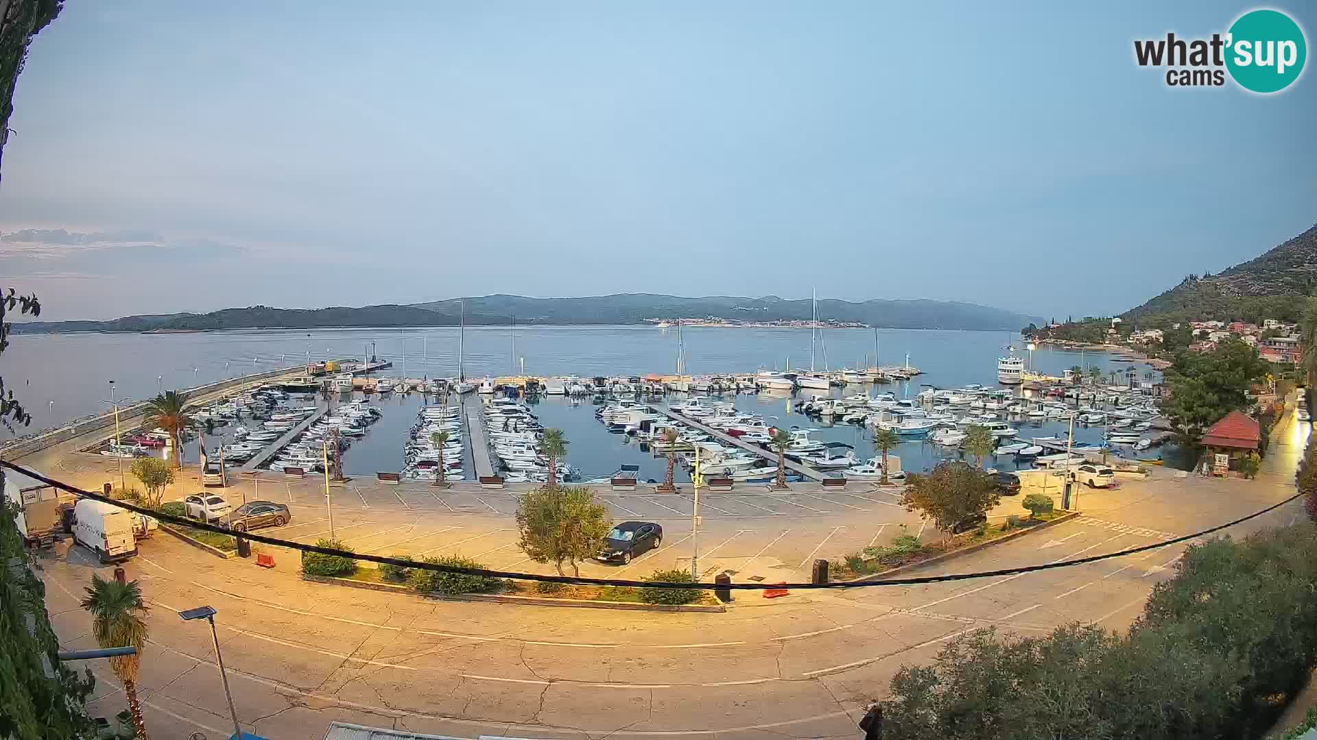 Webcam Orebić Riva – Ferry vers Korčula en direct