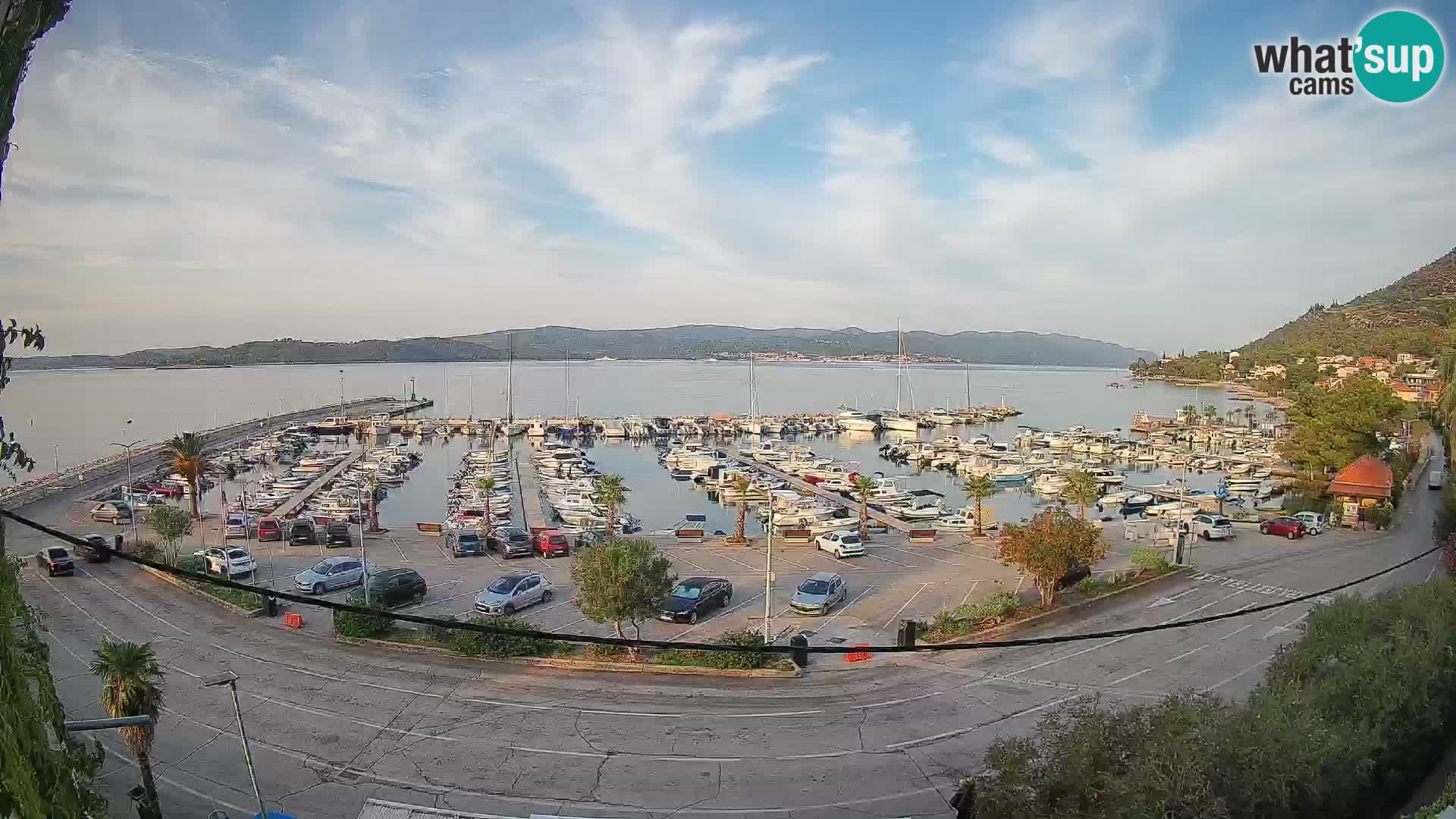 Webcam Orebić Riva – Ferry vers Korčula en direct