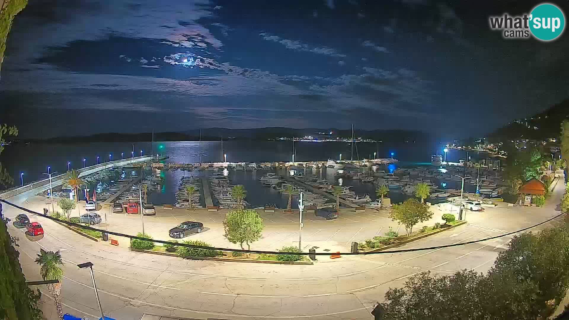 Webcam Orebić Uferpromenade – Fähre nach Korčula Live