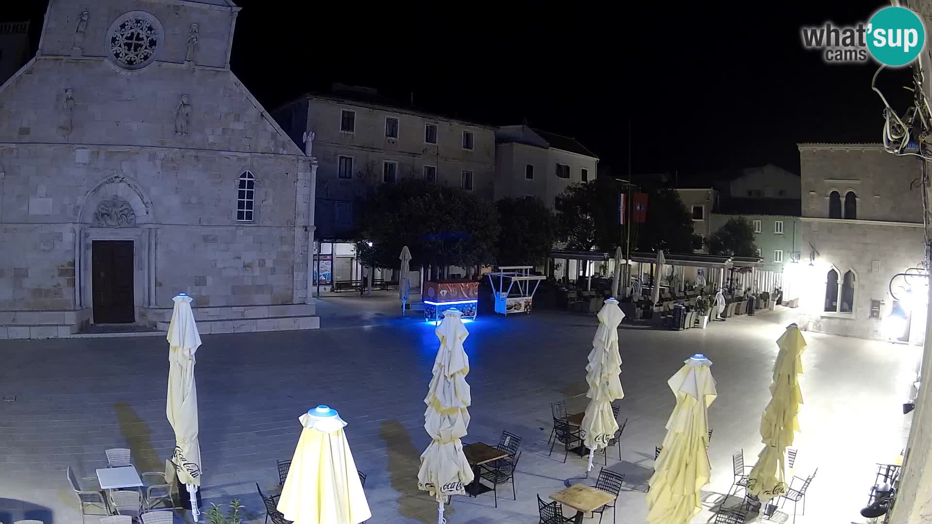 Spletna kamera Pag – Glavni trg in cerkev sv Marije