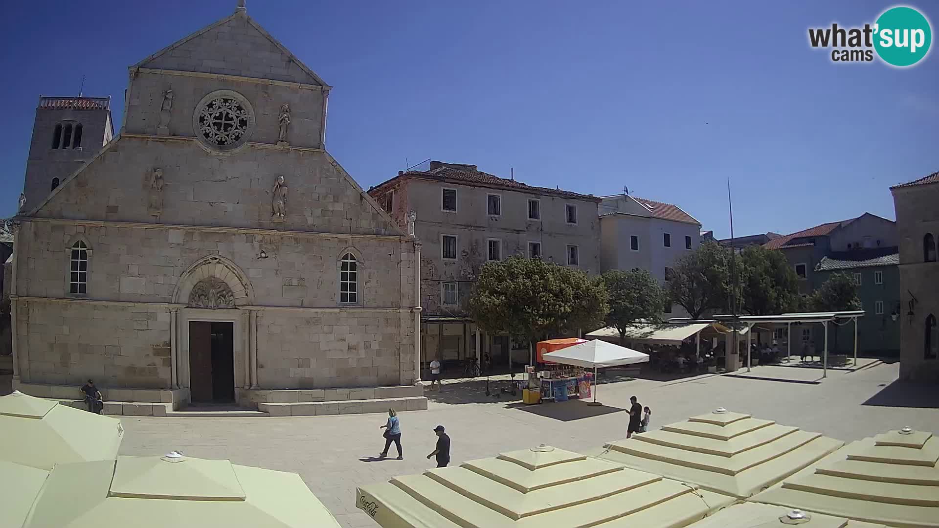 Pag live cam – Place principale et église de Sainte-Marie