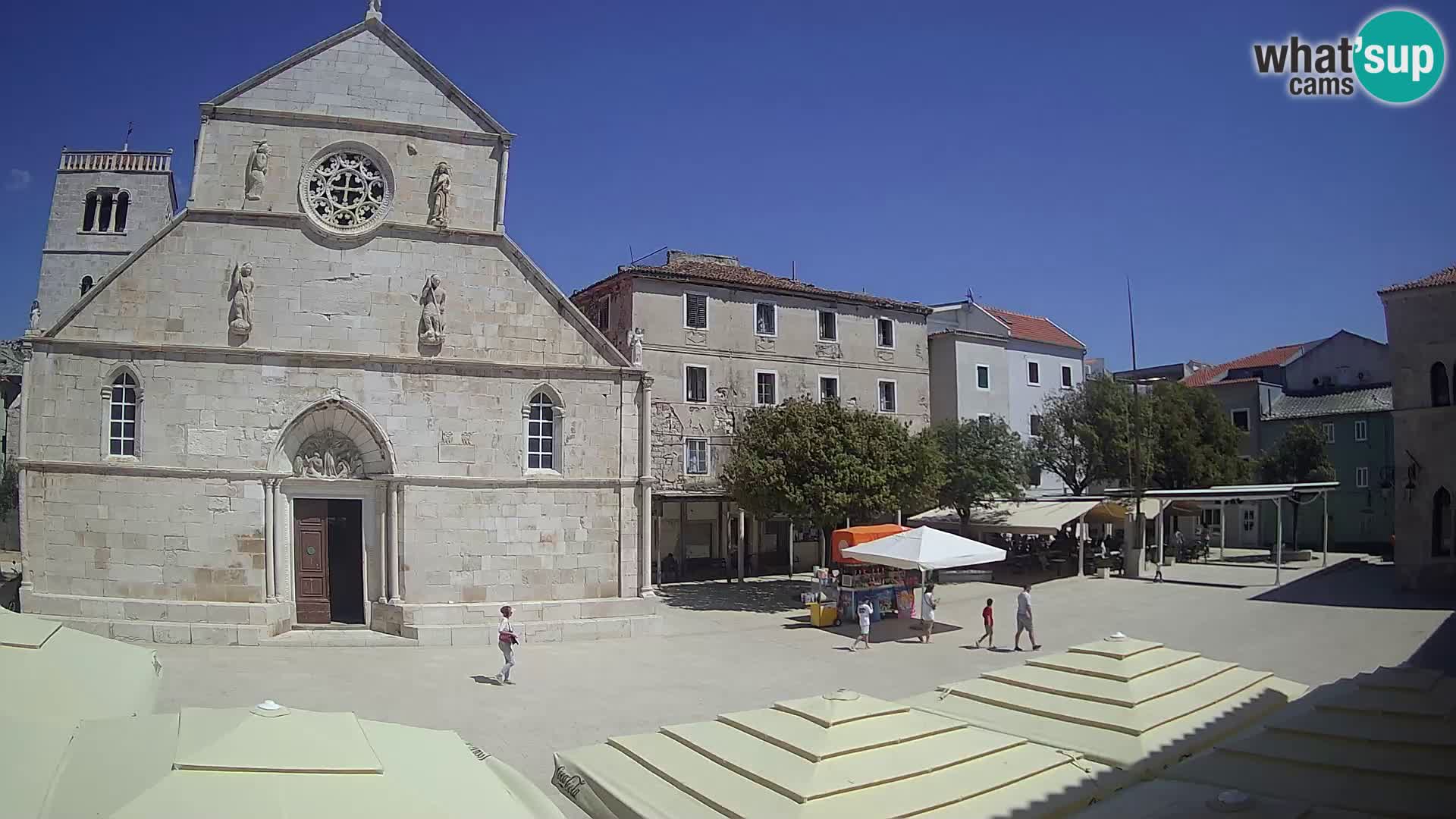 Spletna kamera Pag – Glavni trg in cerkev sv Marije