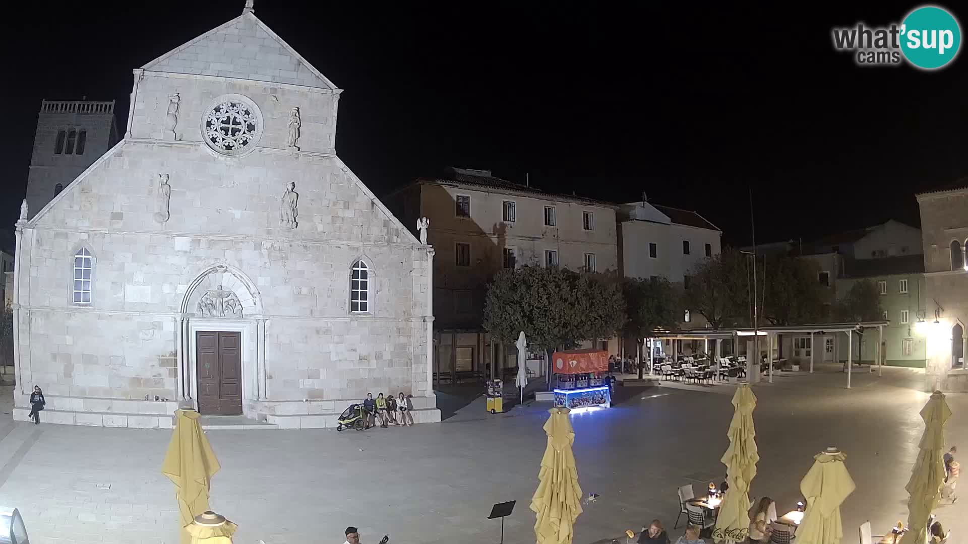 Pag live cam – Place principale et église de Sainte-Marie