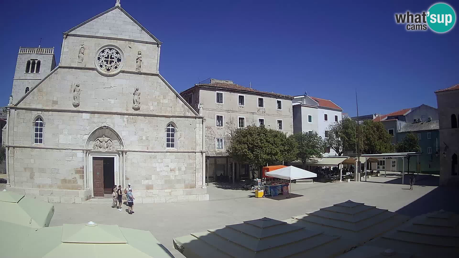 Pag live cam – Place principale et église de Sainte-Marie