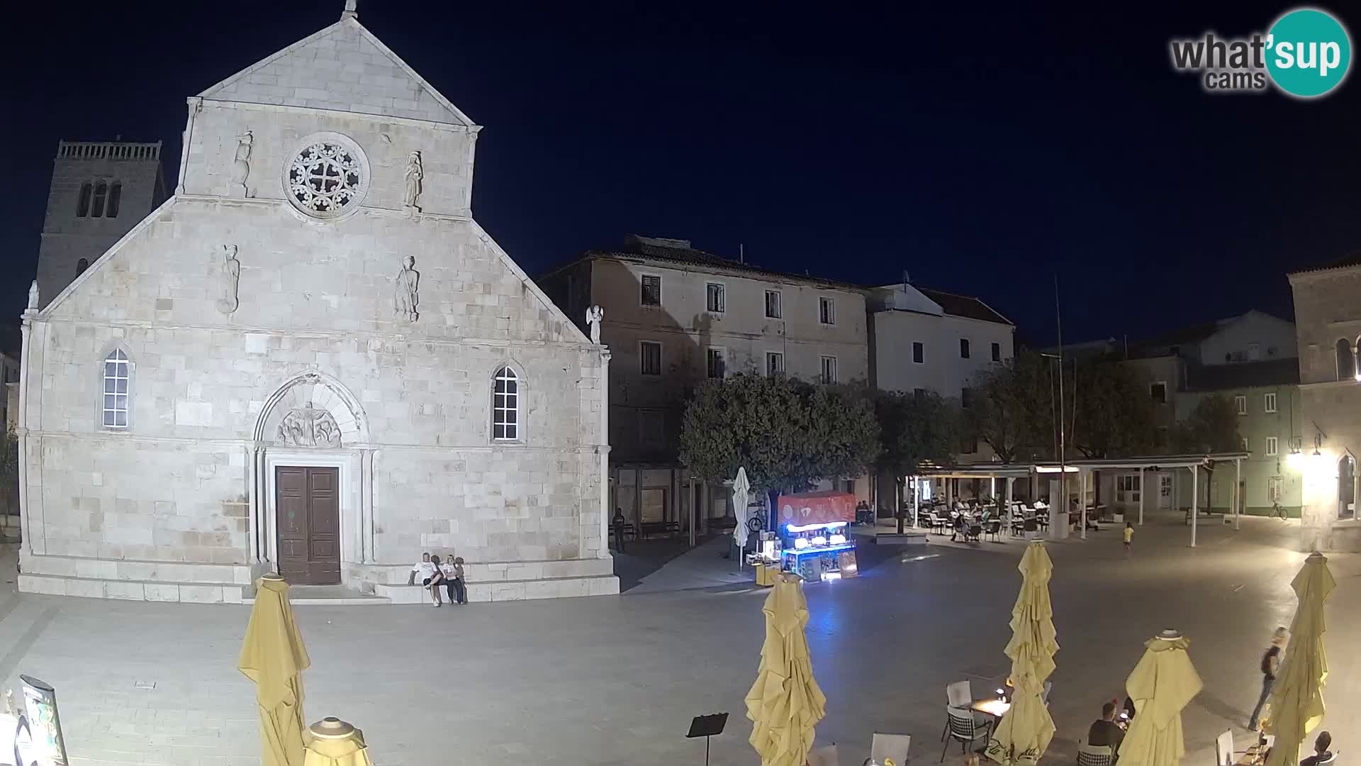 Pag live cam – Place principale et église de Sainte-Marie