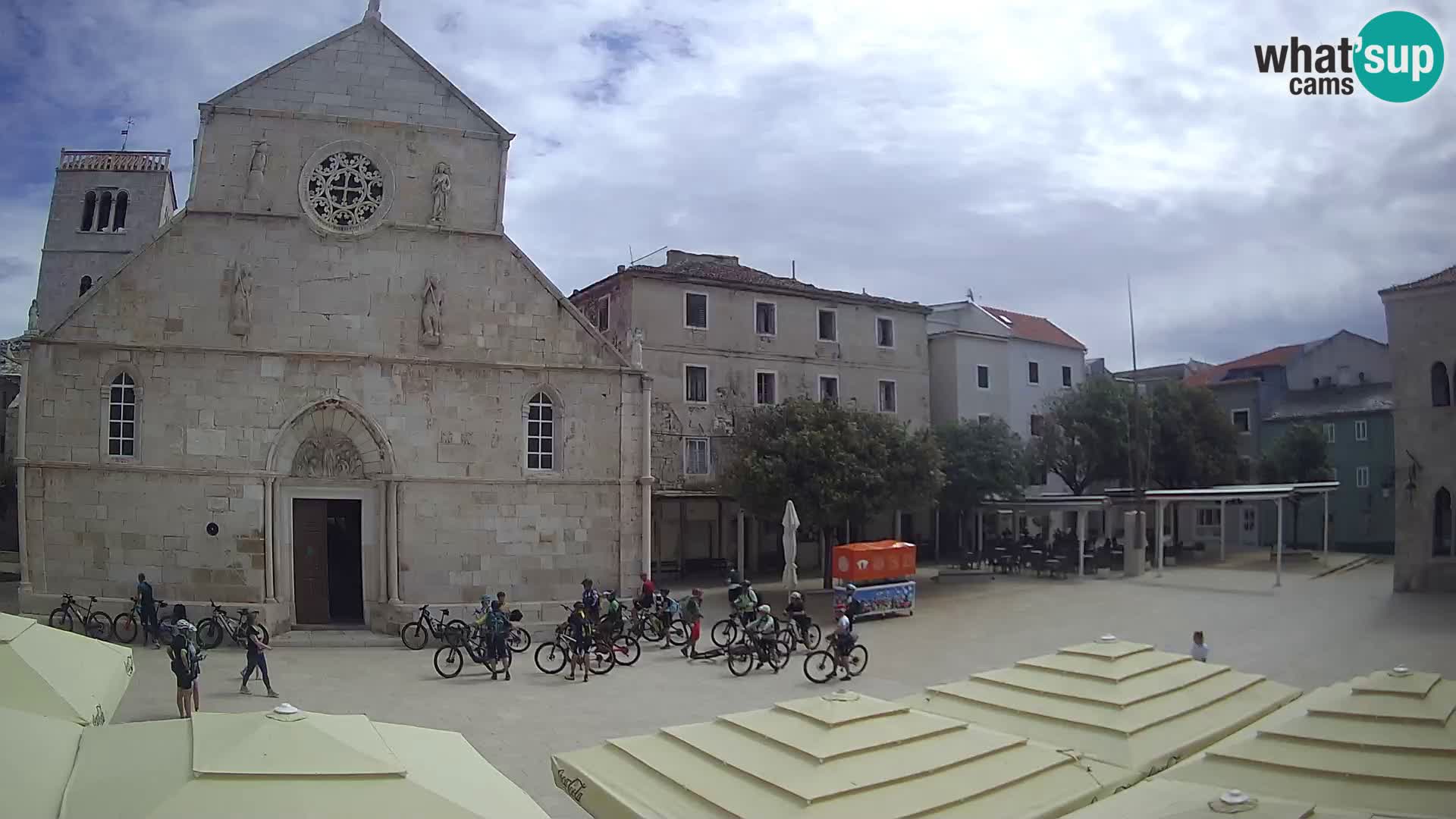 Spletna kamera Pag – Glavni trg in cerkev sv Marije