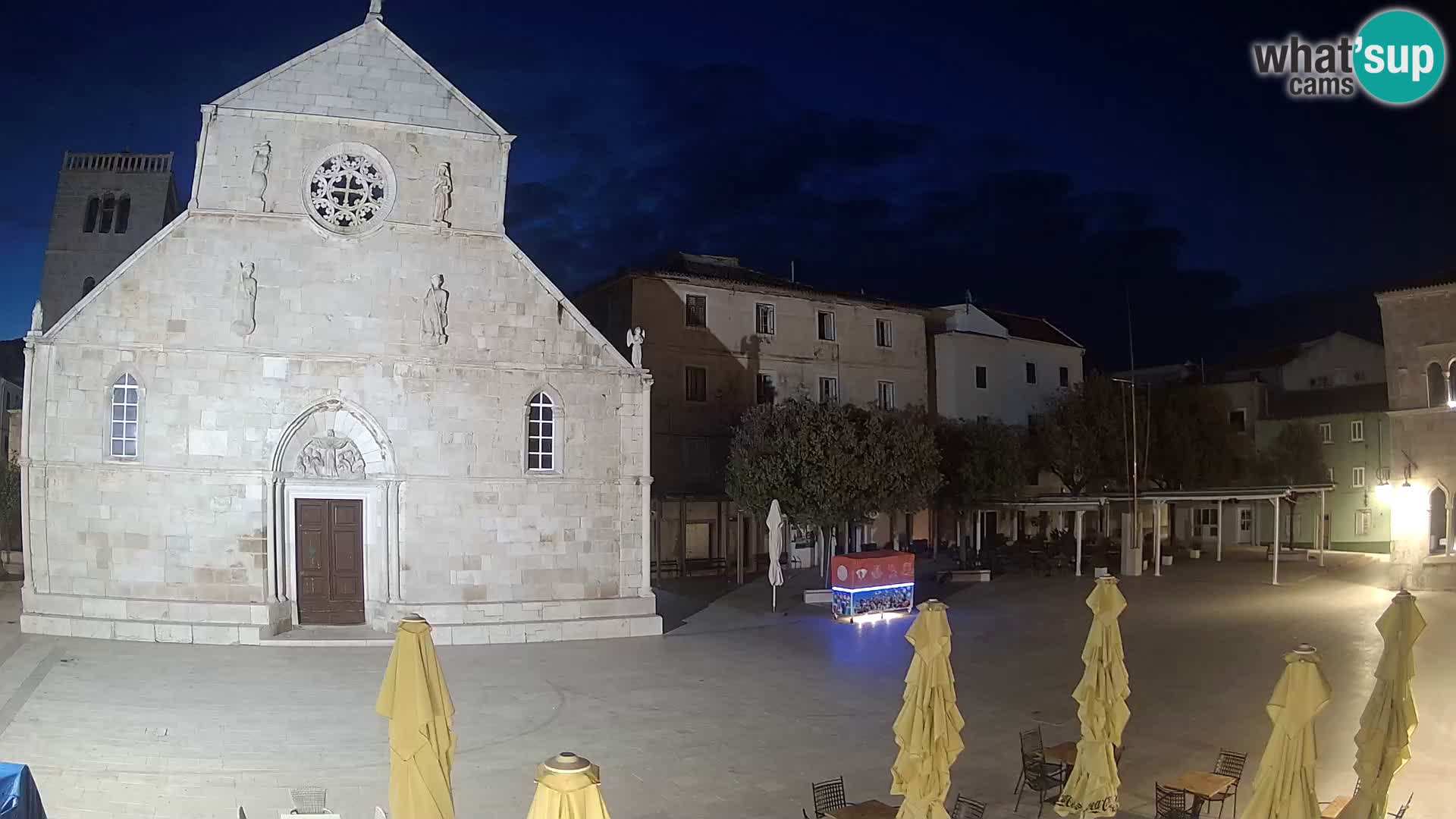 Spletna kamera Pag – Glavni trg in cerkev sv Marije