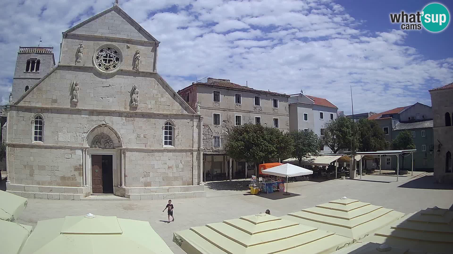 Spletna kamera Pag – Glavni trg in cerkev sv Marije
