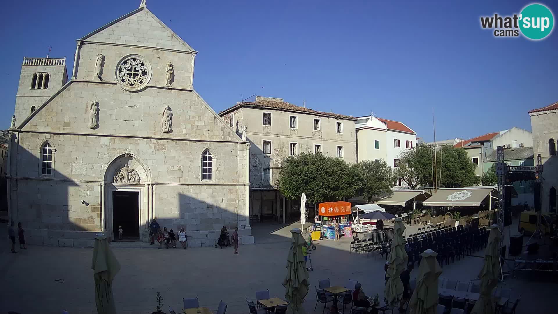 Pag – main square and Church of St. Mary