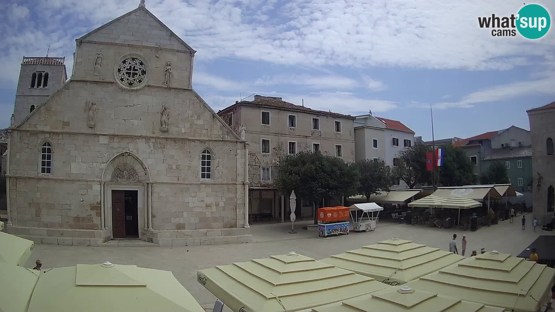 Spletna kamera Pag – Glavni trg in cerkev sv Marije