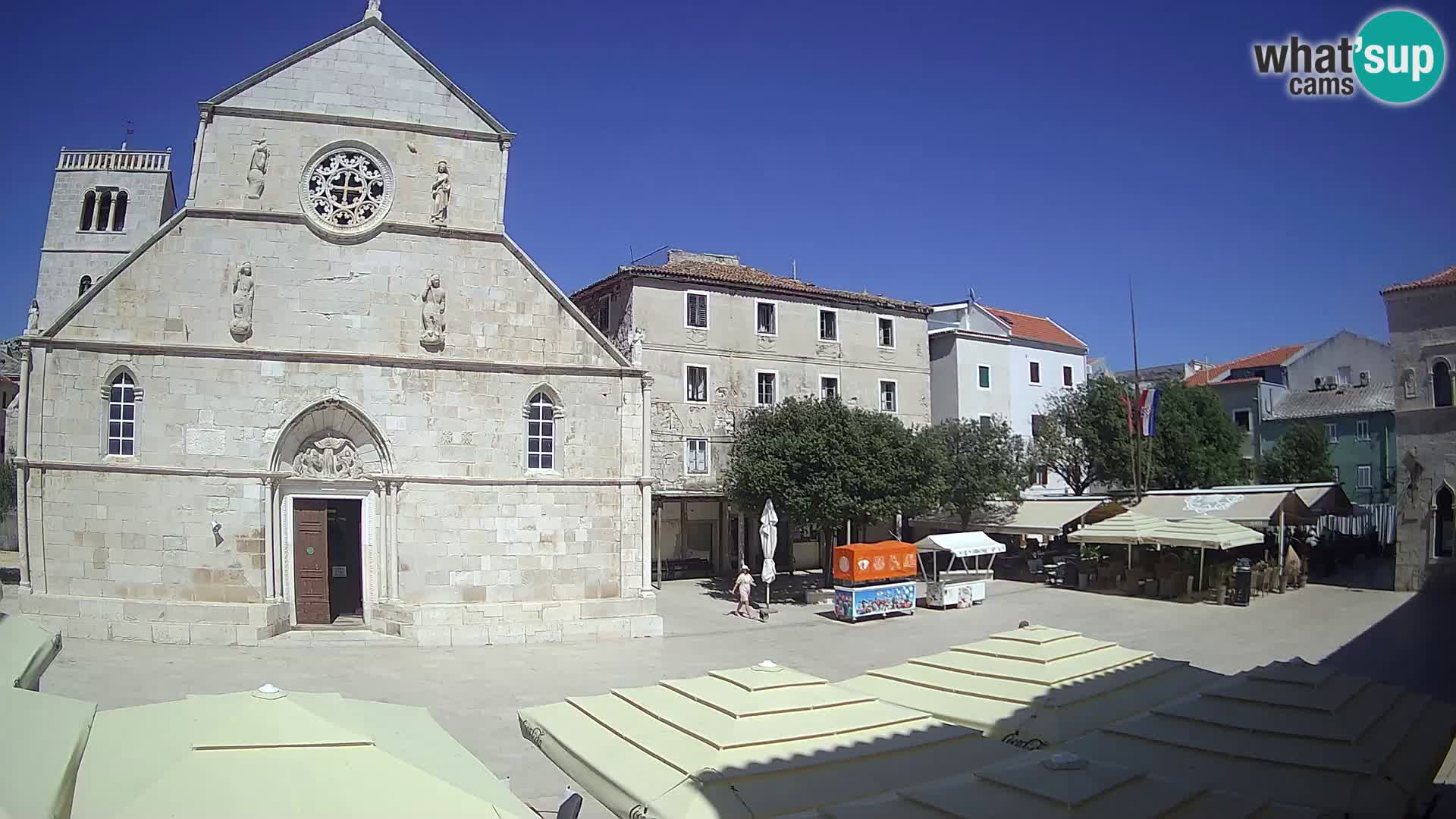 Spletna kamera Pag – Glavni trg in cerkev sv Marije