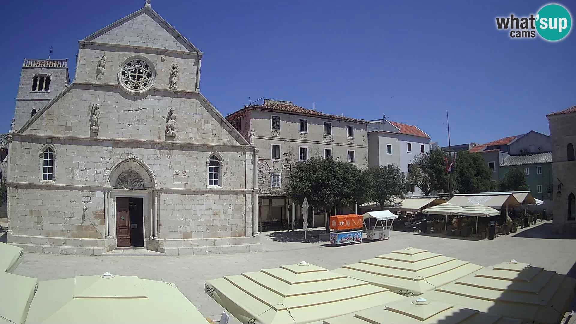 Pag live cam – Place principale et église de Sainte-Marie