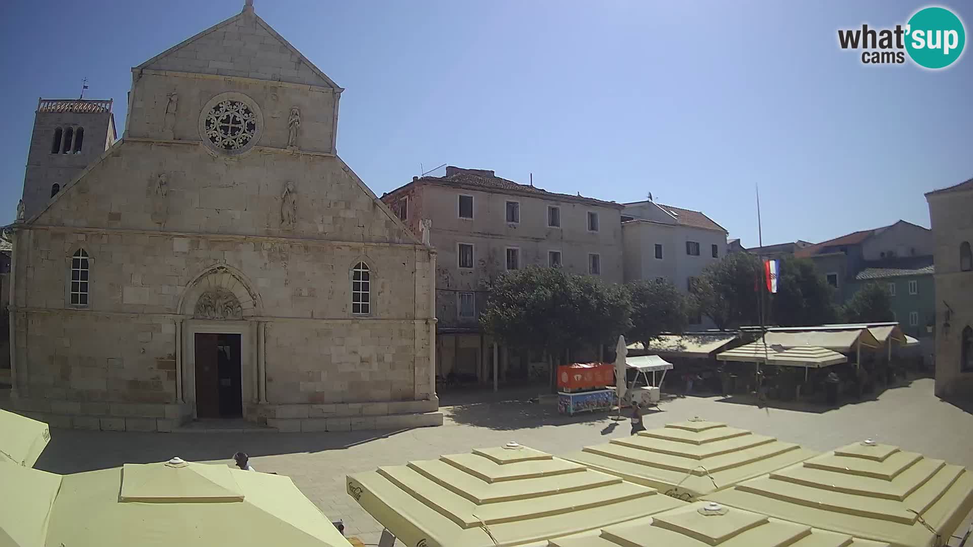 Spletna kamera Pag – Glavni trg in cerkev sv Marije