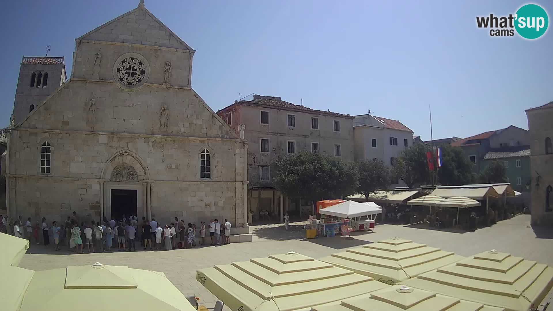 Spletna kamera Pag – Glavni trg in cerkev sv Marije