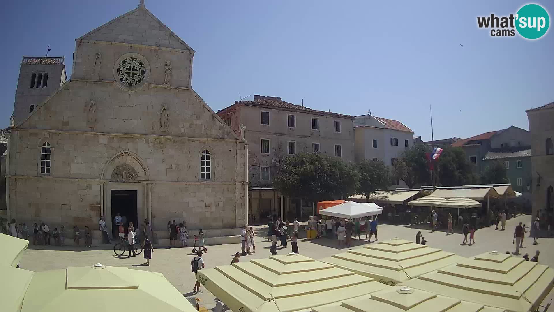 Pag – main square and Church of St. Mary