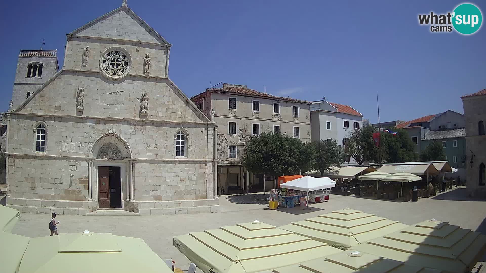 Pag live cam – Place principale et église de Sainte-Marie