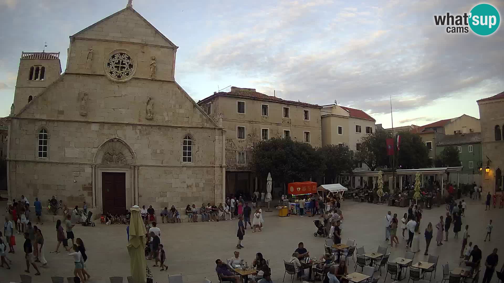 Pag – main square and Church of St. Mary