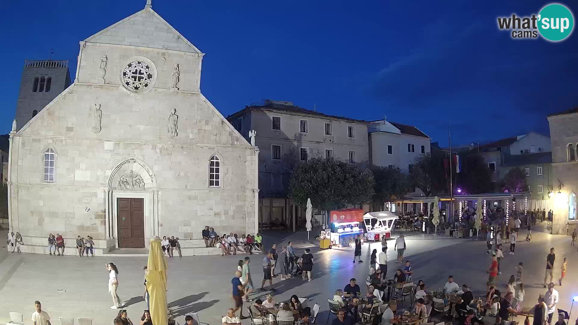 Pag – main square and Church of St. Mary