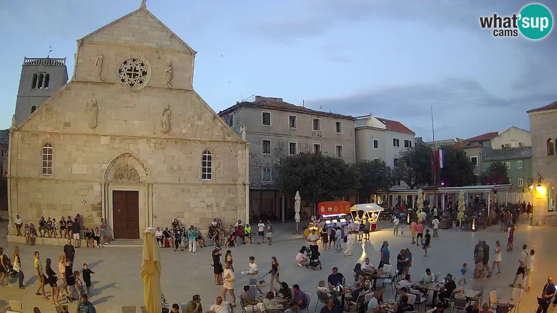 Pag – main square and Church of St. Mary