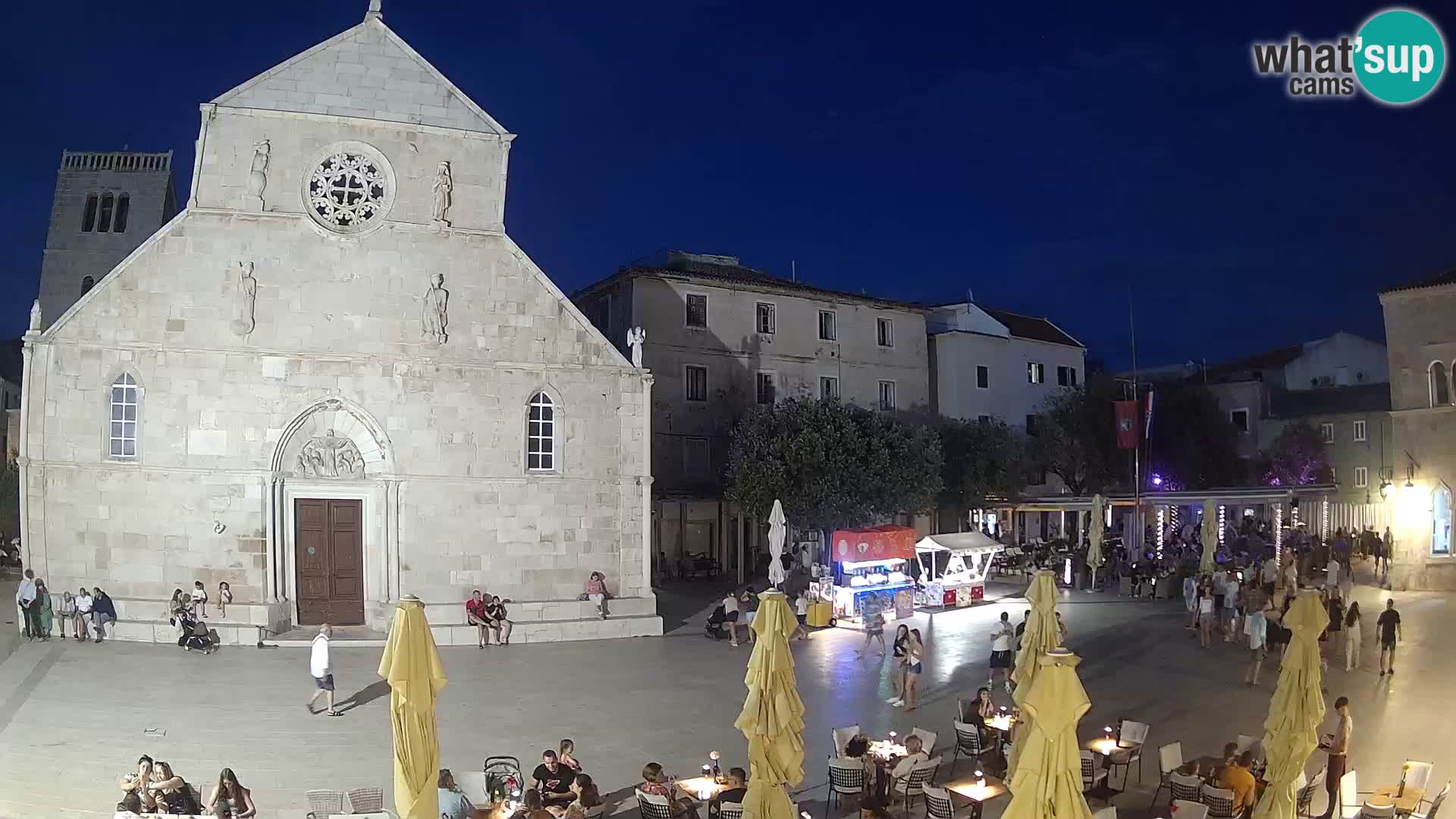 Spletna kamera Pag – Glavni trg in cerkev sv Marije