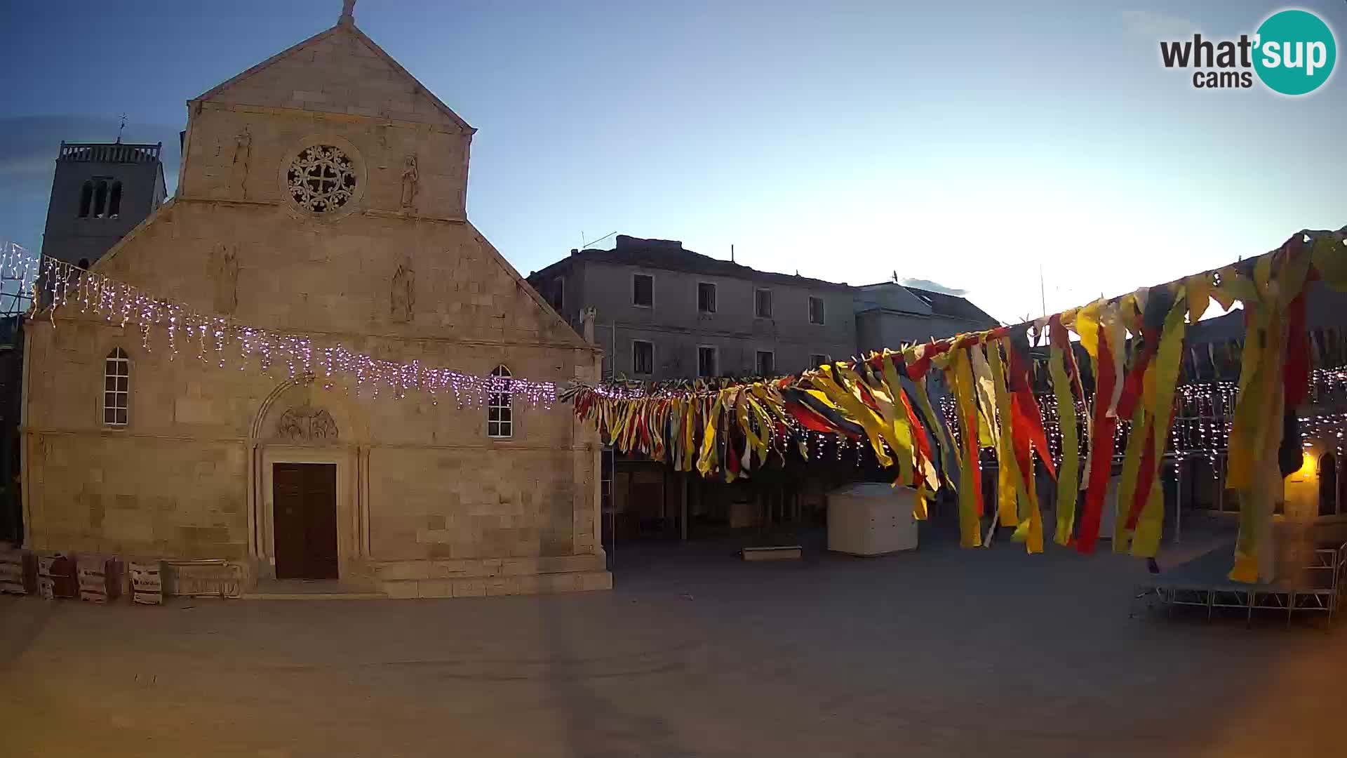 Pag – main square and Church of St. Mary