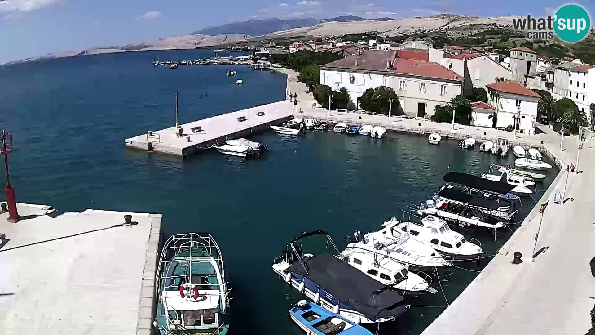 Livecam Pag – Marina de la ville