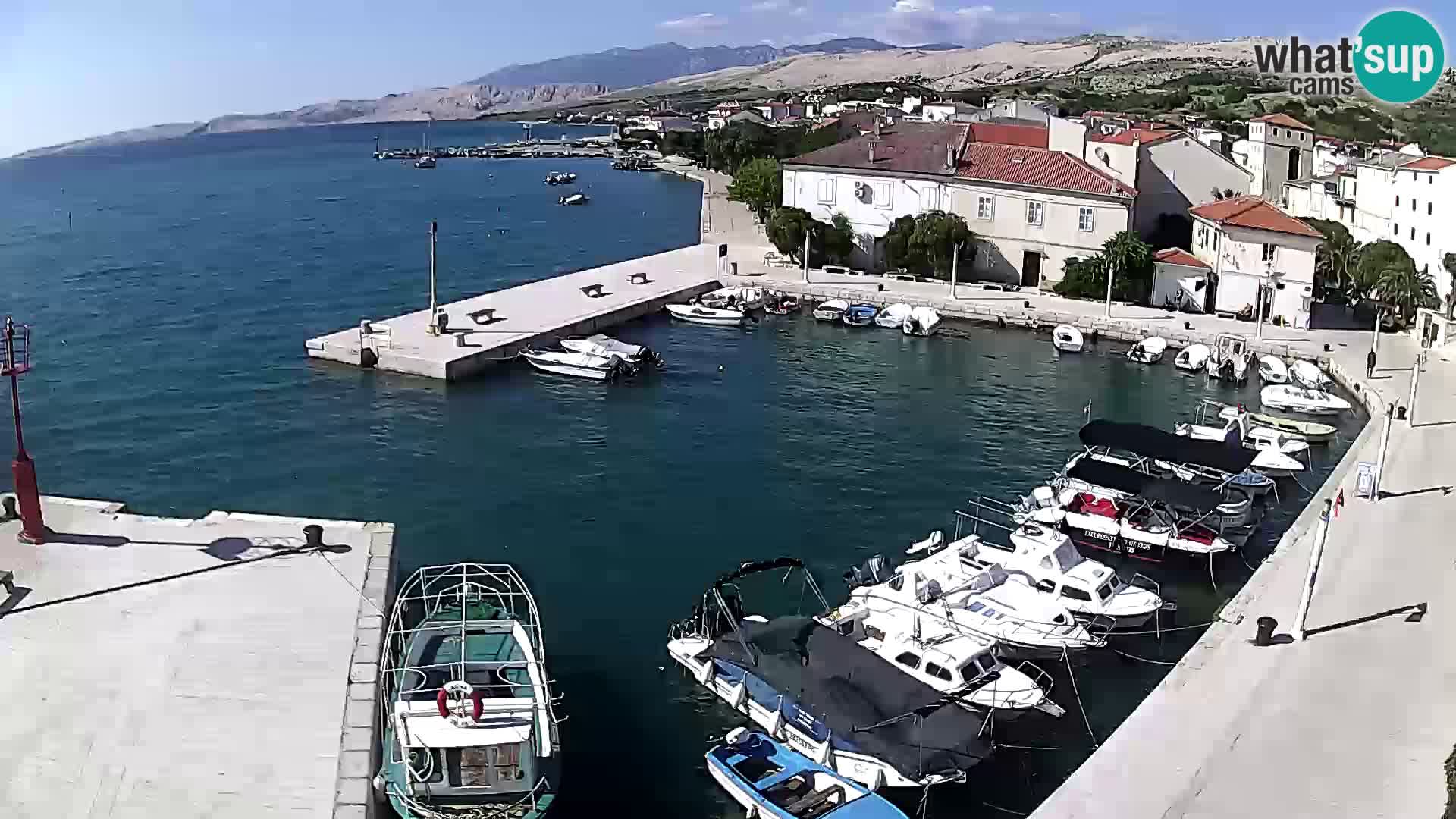 Pag Live webcam – porto turistico