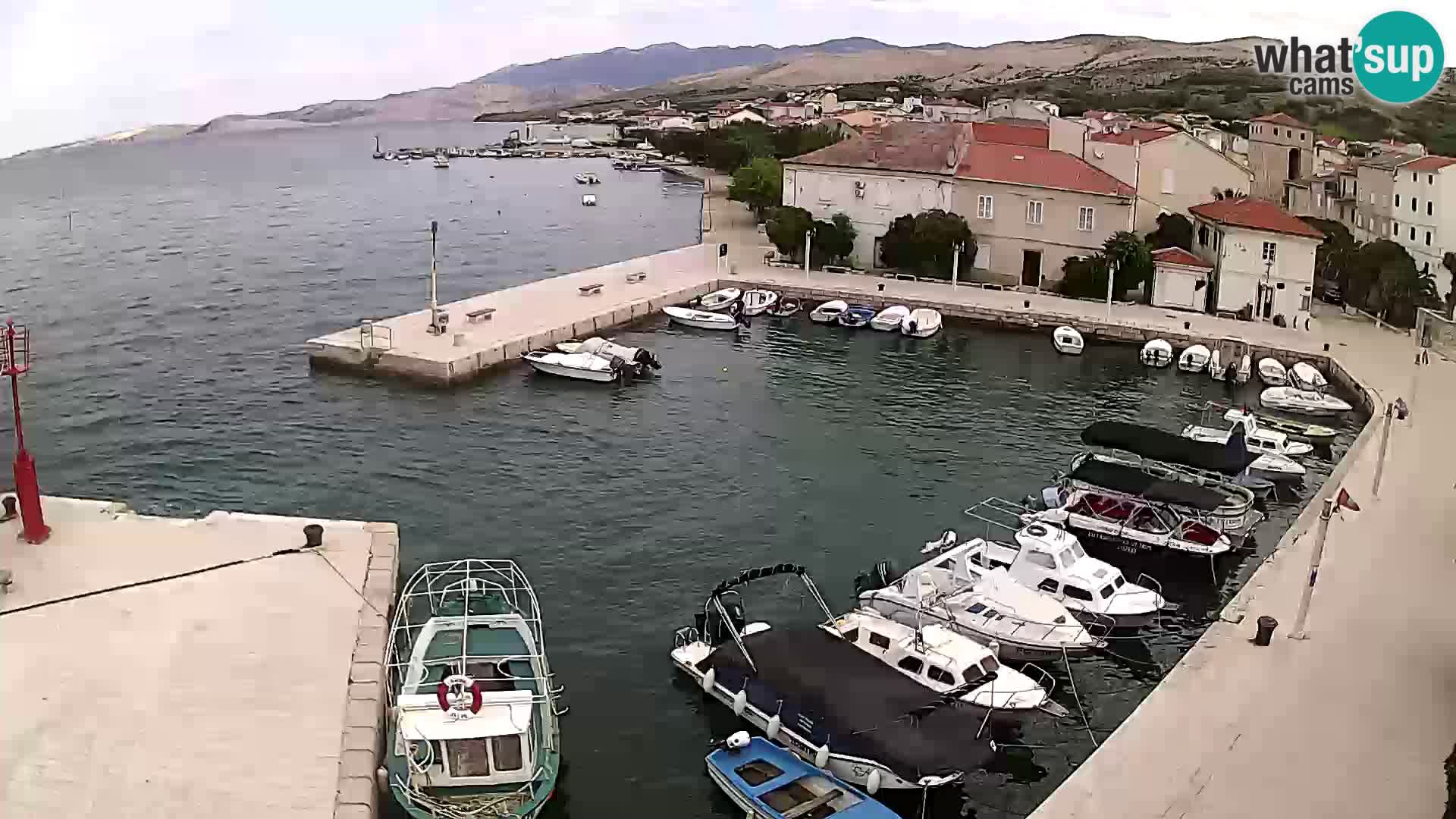 Pag webcam – town marina