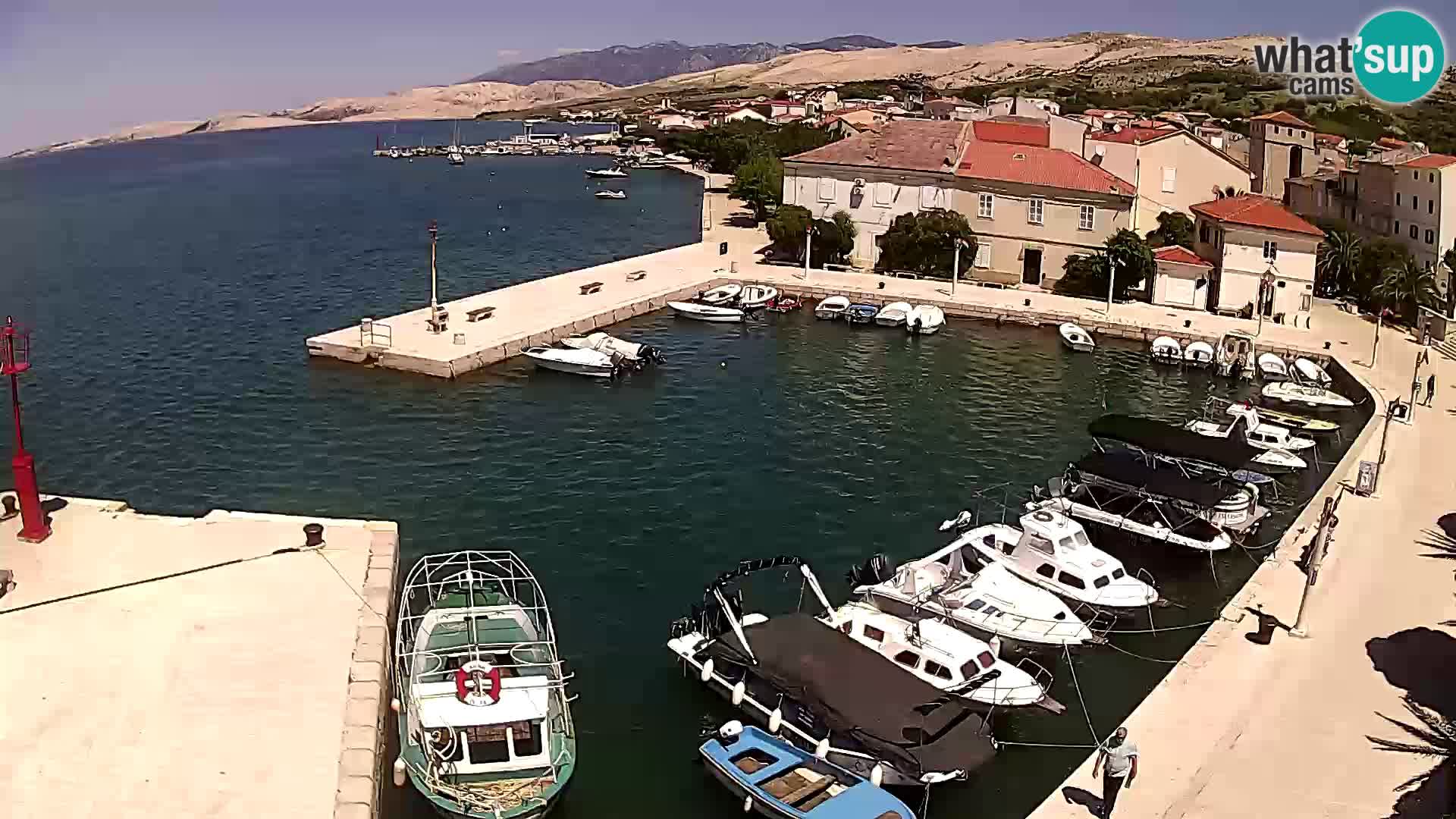 Livecam Pag – Marina de la ville